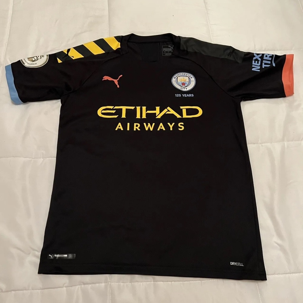 MANCHESTER CITY 2019 2020 AWAY FOOTBALL/SOCCER JERSEY PUMA MENS SIZE SMALL